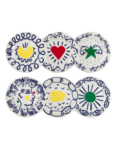 Set de 6 Platos de Postre L'Archipel Sentimental Set de 6 Platos de Postre L'Archipel Sentimental
