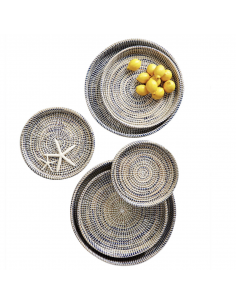 Set de 6 Bandejas Tejidas