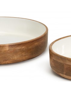 Set de 2 Bowls de Madera 2