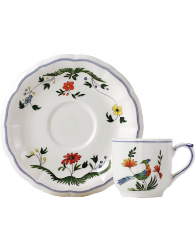 Set de 2 Tazas de Café Oiseaux Paradis