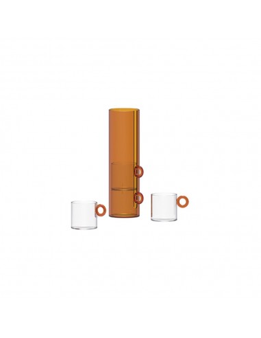 Set de 4 Tazas de Cristal