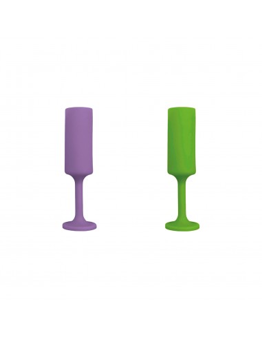 Set de 2 Vasos Flauta Violette & Ver
