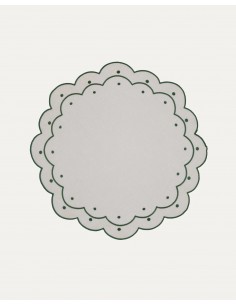 Individual Bolinhas Verde