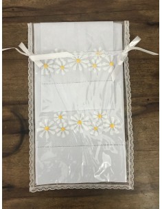 Individual Linho Margaridas 2