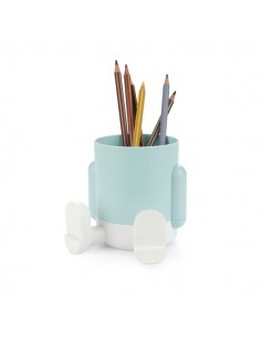 Portalápices Mr.Sitty - Azul