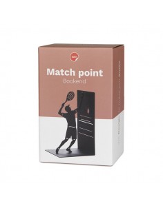 Sujetalibros Match Point negro 2