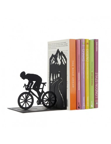 Sujetalibros Cyclist negro