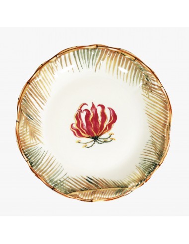 Plato Llano Bambou Chic Flame Lily