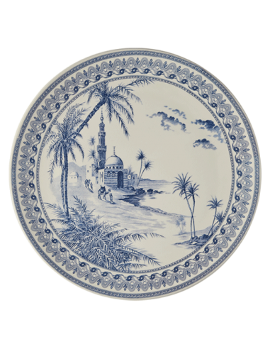 Plato de Cake Dépareillées Bleu