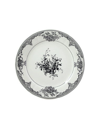 Set de 4 Platos de Postre Fleurs Depareillees Vert