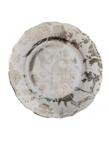 Plato de Postre Jardin Secret - Plateado