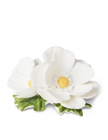 Ramo de Flores de Porcelana - Blanco