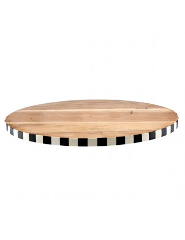 Checker Madera Lazy Susan