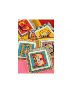 Mini Bandeja Ortiga Letra A