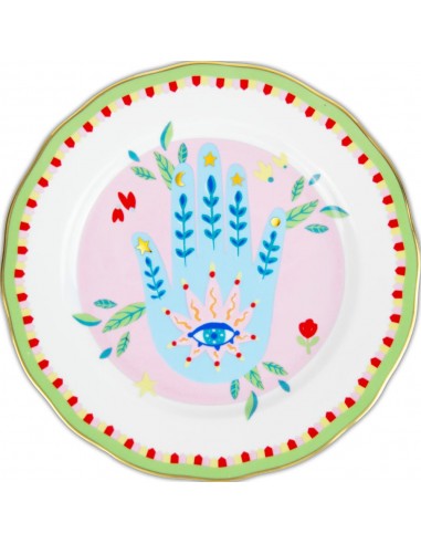 Plato de Postre - Flower