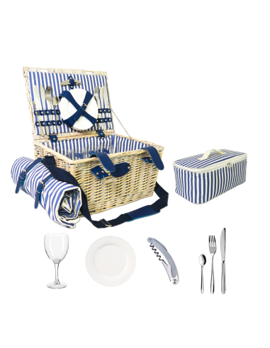 Cesta de Picnic de Mimbre