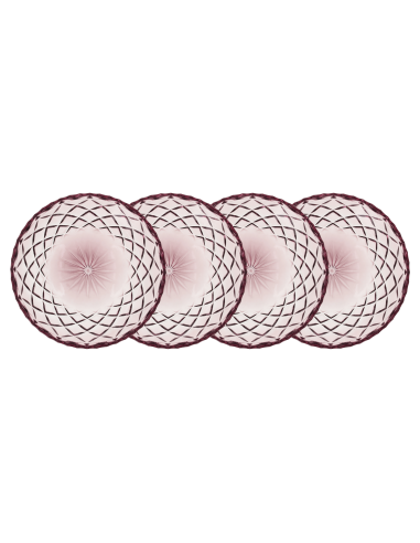 Set de 4 Platos Asiel Sorrento - Rosa Set de 4 Platos Asiel Sorrento - Rosa