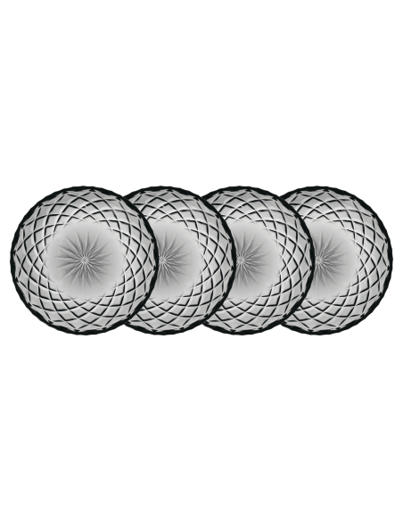 Set de 4 Platos Asiel Sorrento - Gris
