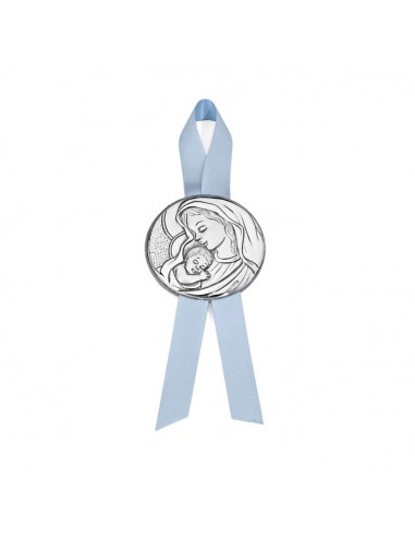 Medalla de cuna Virgen con Niño