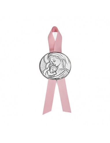 Medalla de cuna Virgen con Niño
