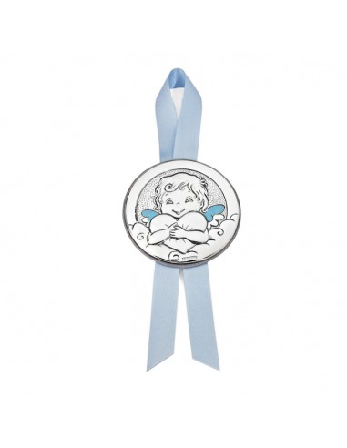 Medalla de cuna Ángel con Corazón