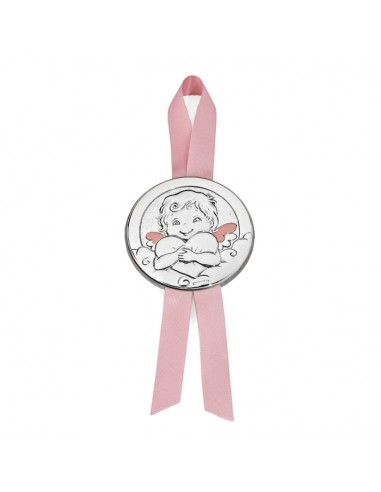 Medalla de cuna Ángel con Corazón