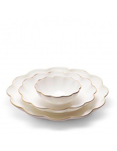 Set de 3 Piezas de Servir Scalloped
