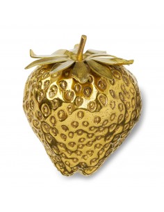 Adorno de Fresa Dorada 2