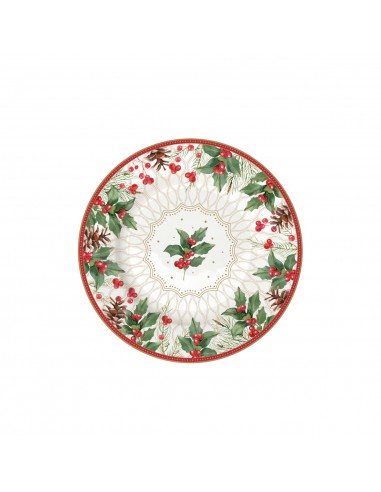 Plato de Postre Christmas Berries