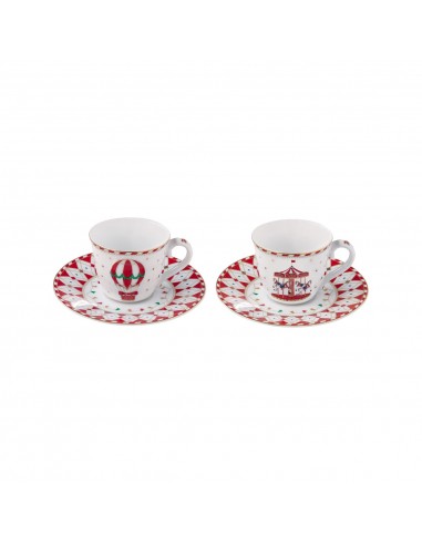Set de 2 Tazas de Café Christmas Wonderland