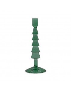 Portavelas Christmas Verde
