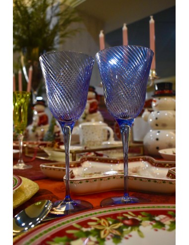 Set de 6 Copas de Agua Julia Vertigo Blue