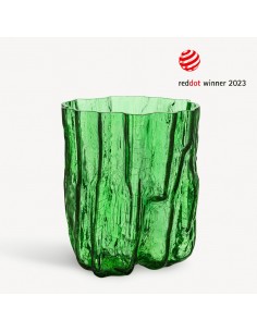 Florero Crackle - Verde