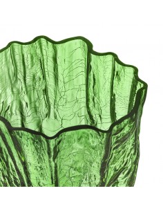 Florero Crackle - Verde 2