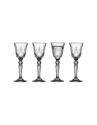 Set de 4 Copas Aquavit Melodia